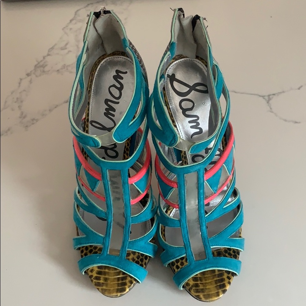 Sam Edelman peep toe heels